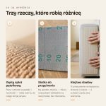 Trzy cechy maty CatMatte: splot pętelkowy, siatka do cięcia, klej bez śladów